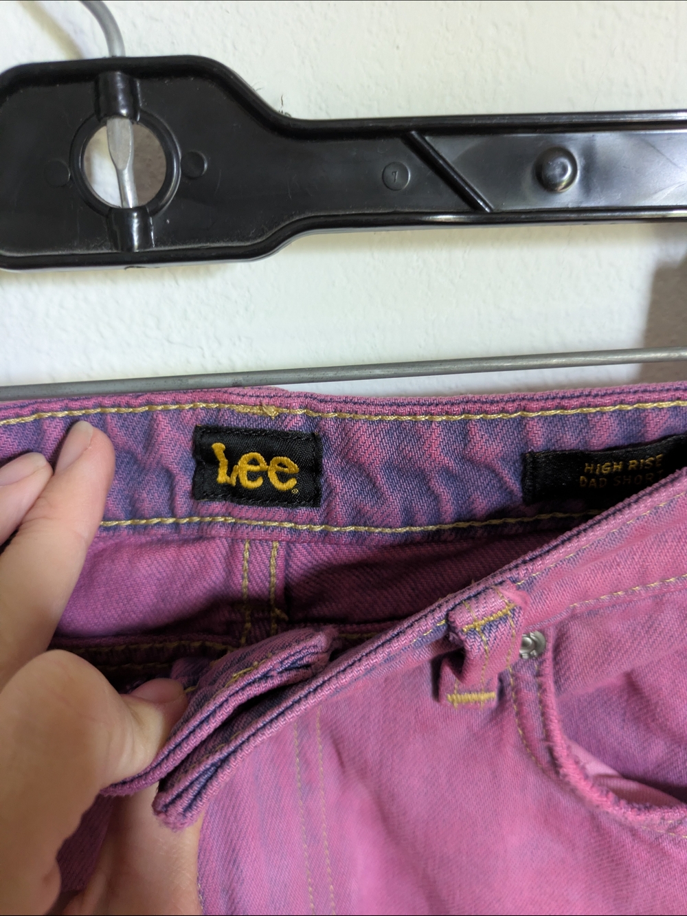 Lee Custom Frayed Hem Denim Shorts - Picture 4 of 12